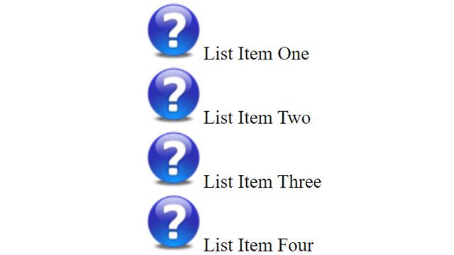 Replacing Your Standard HTML List Bullets With Graphic Bullets