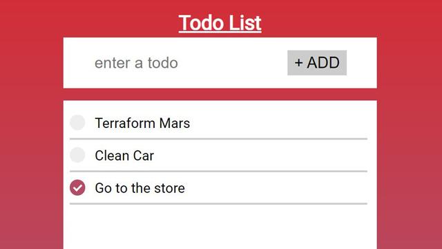 HTML Dynamic Todo List