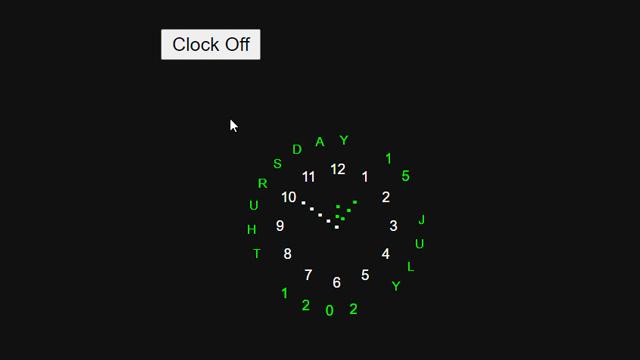 Color mouse clock